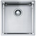 Franke - evier box bxx110 - 40 - inox lisse - vidage : automatique