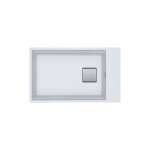 Franke - kubus 2 - �vier en fragranit kng 110 - 62, 76x46 cm, blanc artic 125. 0512. 517