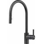 Franke - eos neo - mitigeur d'vier fc 0045. 502 avec douchette extractible, noir 115. 0613. 671