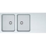 Franke - orion oid 621 - evier de cuisine 2 bacs avec gouttoir, en tectonite, blanc artic