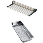 Franke - set accessoires cuves et éviers aton inox : rollmat + panier égouttoir Franke - set accessoires cuves et éviers aton inox : rollmat + panier égouttoir