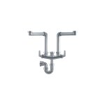 Franke ? siphon de lavabo 2 cuves ? mat�riaux r�sistants ? installation compacte ? compatible avec appareils ...