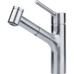 Franke - taros neo - mitigeur d'vier fc 6386. 501 avec douchette extractible, inox 115. 0596. 386