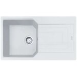 Franke - urban - �vier en fragranit ubg 611 - 86, 86x50 cm, blanc arctique 114. 0700. 109