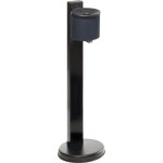 Cendrier anti - feu sur pied 2, 25 l ? t�le d'acier ignifuge ? � 150 mm ? finition peinture �poxy pour ...