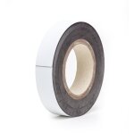 Certeo - frankel kaiserkraft, etiquette magn�tique en rouleaux, blanc,