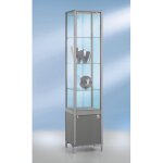Frankel kaiserkraft, vitrine colonne link, 3 tablettes, avec Frankel kaiserkraft, vitrine colonne link, 3 tablettes, avec