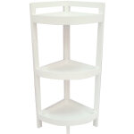 Celia - meuble d'angle en bois  3 tagres