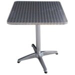 Fraschetti - table carr�e en alu en aluminium carr� 60x60xh70 cm collection de luxe de jardin
