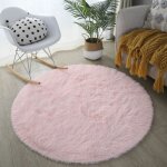 Freosen - 140cm tapis rond chambre tapis salon anti slip doux moelleux tapis shaggy tapis de sol grand ...