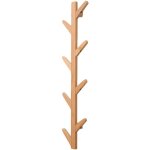Freosen - porte manteau mural en bois - forme d' arbre - 8 crochets - 98x25x7cm