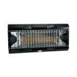 Frico - chauffage infrarouge 2000w court noir 437x202x86mm 230v �tanche pour tertiaire et exterieur ip54 ...