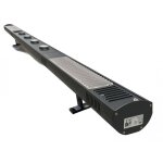 Frico - chauffage infrarouge 4000w anthracite 2000x125x104mm applique avec rampe lumineuse led 4x3. 5w ...