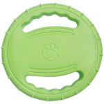 Frisbee en caoutchouc dur flottant pour chiens diam�tre 20 cm(vert)