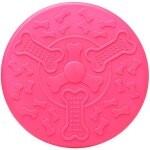 Frisbee en caoutchouc souple pour chien - frisbee de couleur vive pour montre pour chien (d�tre 18 cm, ...