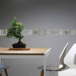 Frise adhsive 10x300 cm, dco multicouleurs pour murs et sols, carreaux de ciment, dcoration intrieure. ...