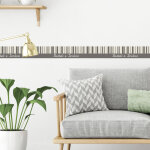 Frise adh�sive 10x300 cm, gris r�tro, d�co bastide & jardins. d�corez votre int�rieur avec style