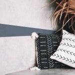 Frise adhsive autocollante bleu madsoya - dcoration murale 5 cm x 300 cm - dcorez votre intrieur ...