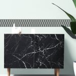 Plage - frise adh�sive bjerkvik, 15x300cm, losange gris clair / fonc�, d�corative, autocollante