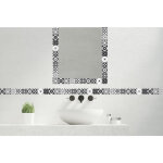 Frise adhsive dcorative autocollante 5x300 cm, motif carreaux de ciment style ancien, terretire, dcoration ...