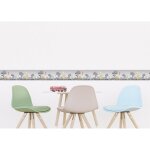 Frise auto - collante ourson, renard et lapin en noir et blanc - 1 rouleau de 0, 138 x 5 m