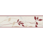 Bricoflor - frise murale fleurie idale cuisine & chambre | frise papier peint fleuri pour salon | frise ...