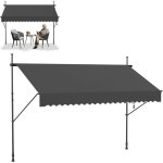 Froadp 250x120cm auvent � serrage avec manivelle r�tractable r�sistant uv imperm�able auvent stores pour ...