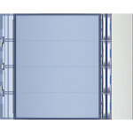Frontal 4 boutons sur colonne simple finition allmetal 352041. - bticino