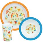 Fruity's ensemble repas (assiette, bol, verre) Fruity's ensemble repas (assiette, bol, verre)