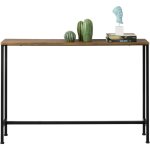 Sobuy - fsb19 - xl - n table console table d'appoint bout de canap� cadre et 4 pieds en fer