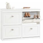 Sobuy - meuble chaussure rangement chaussure avec 4 abattants, armoire  chaussures entre, meuble  ...