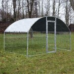 Fudajo - wiltec parc enclos xxl pour petits animaux domestiques ? 2 x 3 x 2 m ? en acier ? clture verrouillab ...