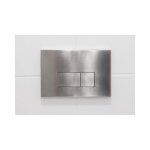 Metal plaque de commande - pour rservoir geberit up320 - 24. 4x16. 2cm - dualflush - boutons rectangulaires ...