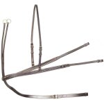 Full, marron clair cognac: cuirasse et martingale en cuir réglable avec boucles en laiton Full, marron clair cognac: cuirasse et martingale en cuir réglable avec boucles en laiton