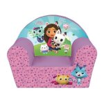 Fauteuil club pour enfant gabby et la maison magique fun house l. 52 x p. 33 x h. 42 cm - origine france ...