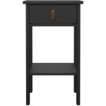 Furniture to go - calicosy - table de chevet 1 tiroir, 1 tablette noir mat h70, 1 cm - barcelone Furniture to go - calicosy - table de chevet 1 tiroir, 1 tablette noir mat h70, 1 cm - barcelone