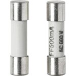 Fusible de multimtre 5 x 20 mm ff 500 ma pour voltcraft dmm mt - 52 voltcraft 1 pc(s) 500ma / 660v