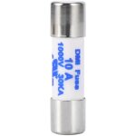 Fusible multimetre cylindre en ceramique blanc de 10 x 38mm 1000v 10a