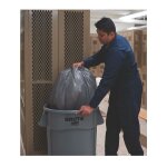 Poubelle multi - usages grise 38 l pe - fg261000gray - rubbermaid