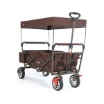 Chariot de transport pliable fuxtec city cruiser - transport charge 75 kg ? pourpre