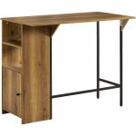 Sobuy table haute de cuisine avec plateau extensible ? mange debout pour petits espaces, table de salle ...