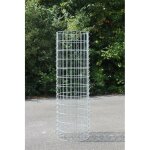 Estexo - gabion de pierre colonne ronde en m�tal galvanis� � 35 cm 1, 00 m