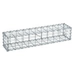 Estexo - gabion  pierres en mtal galvanis 100x20x20 cm