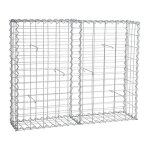 Estexo - gabion  pierres en mtal galvanis 100x80x20 cm