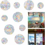 Lot de 10 sticker, anti collision arc - en - ciel fenêtre, sticker fenetre, anti - collision statique ... Lot de 10 sticker, anti collision arc - en - ciel fenêtre, sticker fenetre, anti - collision statique ...