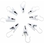 Gabrielle lot de 100 pinces à rideaux blanches en acier inoxydable pour décoration de maison, photos, ... Gabrielle lot de 100 pinces à rideaux blanches en acier inoxydable pour décoration de maison, photos, ...