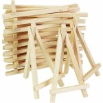 Gabrielle 20 pcs mini chevalet de table en bois naturel chevalet de menu marque place porte nom pour ...
