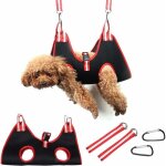 Gabrielle hamac de toilettage pour chien et chats, hamac pour chiens avec 2 crochet et boucle et 2 sangles, ...