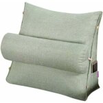 Gabrielle oreiller de lecture et de t�l�vision, oreiller de coussin de cale de dos avec r�glable et poches, ...