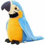 Gabrielle perroquet ara parlant r�p�tez ce que vous dites, jouet en peluche, enregistrement �lectronique, ...